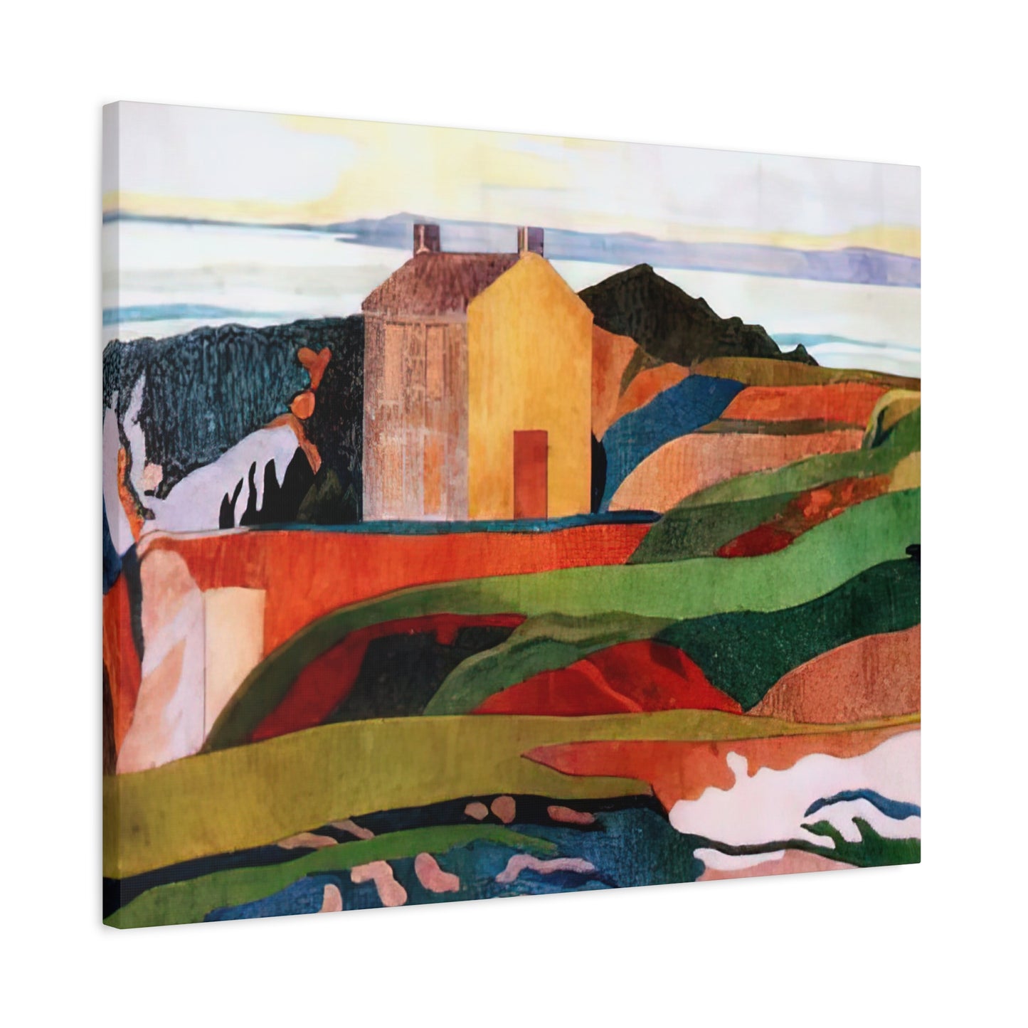 Filiger, Charles - The Hangman’s House (1891) - Canvas Block, unframed