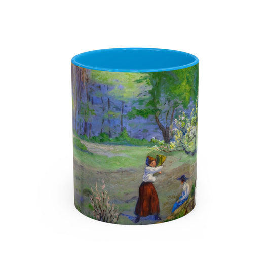 Ranson, Paul - Picking Flowers (1890) - Colorful Accent Mugs