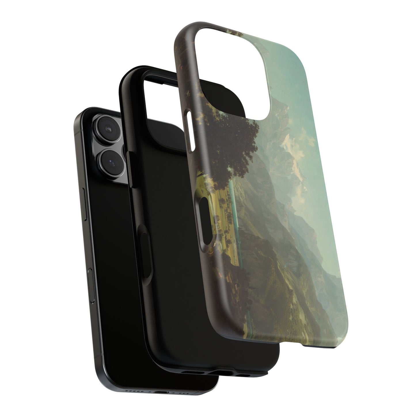 Bierstadt, Albert - Lake Lucerne (1858) - Tough Phone Cases