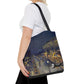 Pissarro, Camille - The Boulevard Montmartre At Night (1897) - Tote Bag