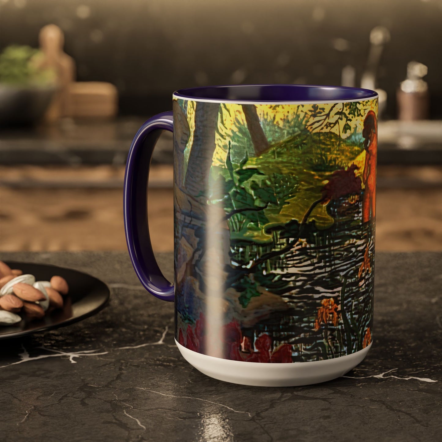 Ranson, Paul - The Lotus Bather (1906) - Colorful Accent Mugs
