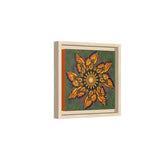Monarch Butterfly Mandala - Framed Canvas