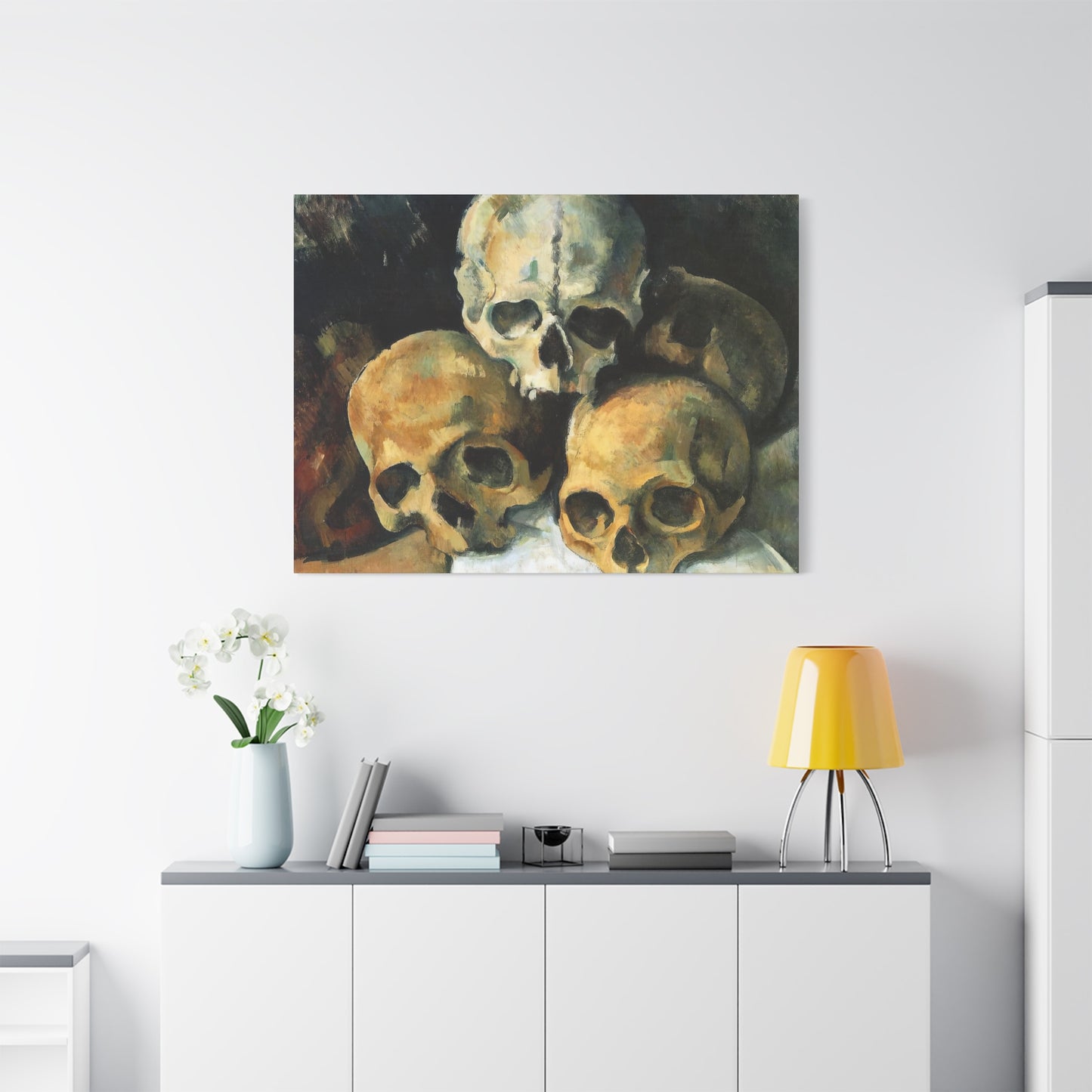 Cézanne, Paul - Pyramid of Skulls (1901) - Canvas Block, unframed
