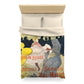 Toulouse-Lautrec, Henri - Moulin Rouge - La Goulue (1891) - Microfiber Duvet Cover