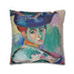 Matisse, Henri - Woman with a Hat (1905) - Suede Square Pillowcase