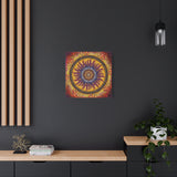 Solar Disc Mandala A - Canvas