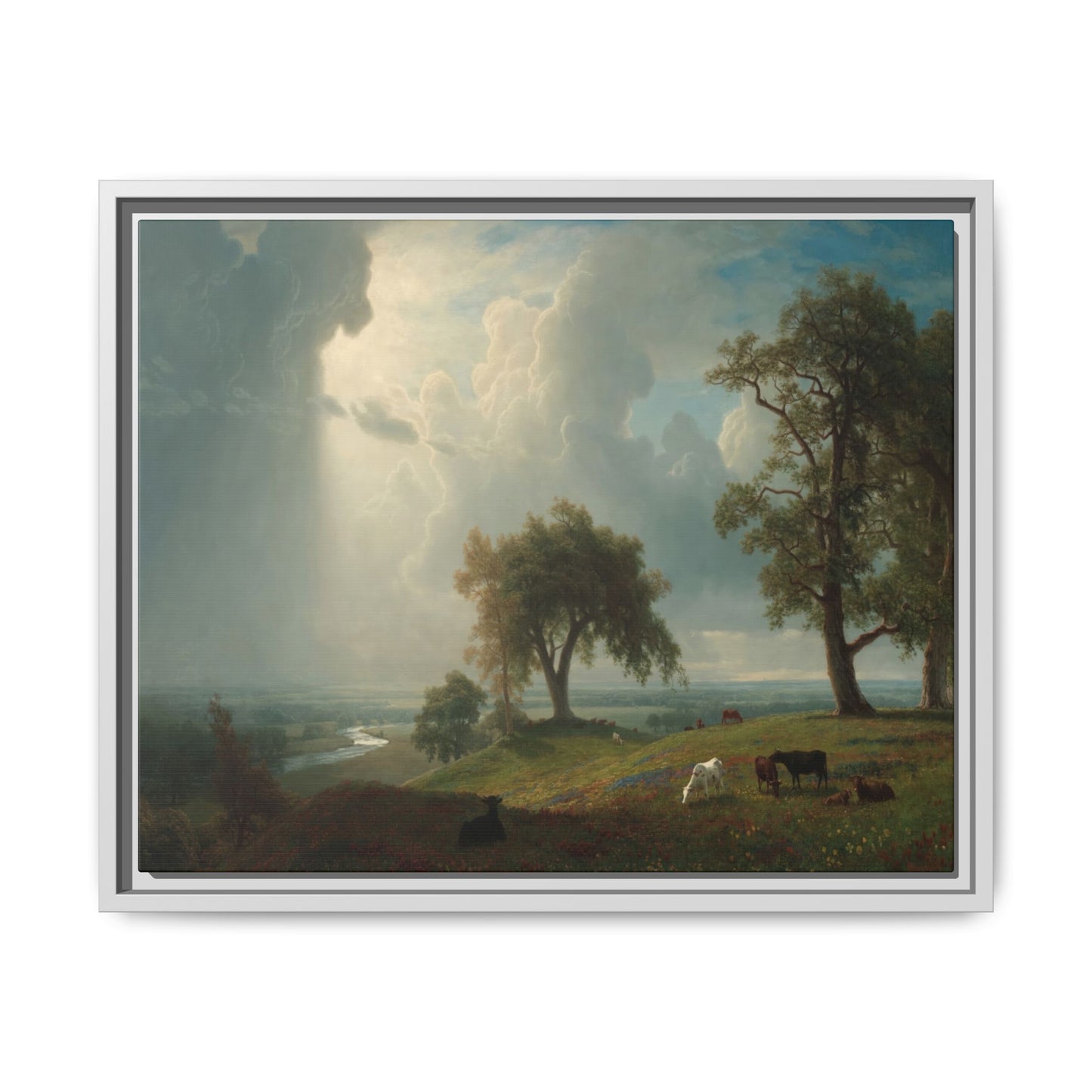 Bierstadt, Albert - California Spring (1875) - Matte Canvas, Framed