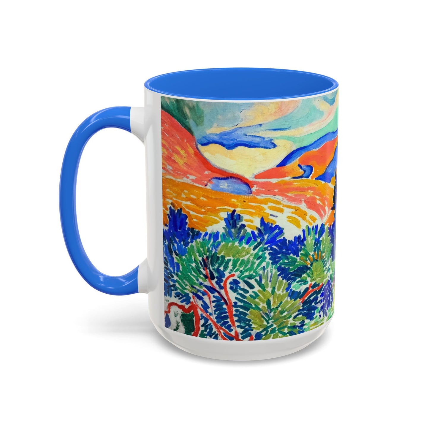 Derain, André - Mountains at Collioure (1905) - Colorful Accent Mugs
