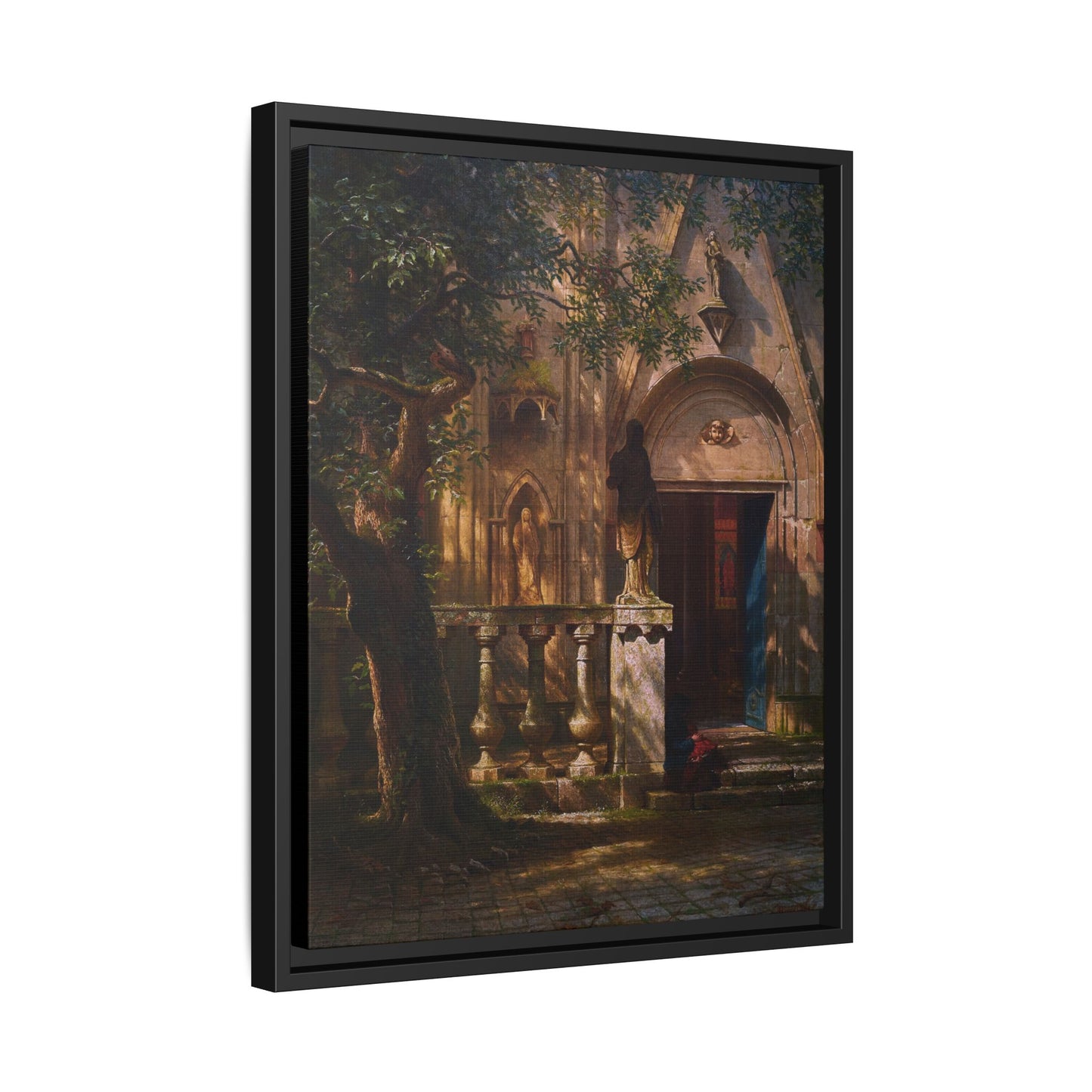 Bierstadt, Albert - Sunlight and Shadow  (1854) - Matte Canvas, Framed