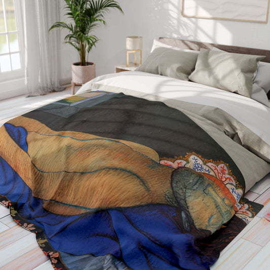 Filiger, Charles - The Recumbent Christ (1895) - Arctic Fleece Blanket