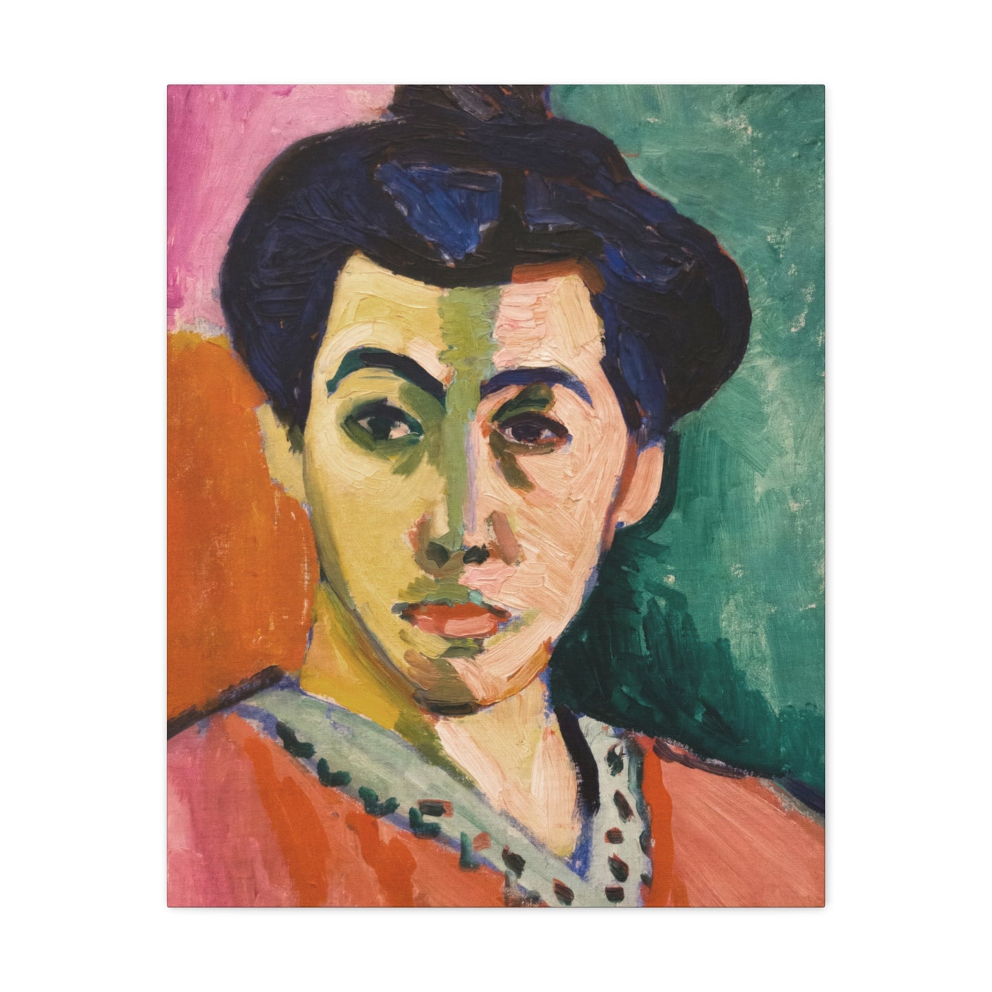 Matisse, Henri - The Green Stripe (1905) - Canvas Block, unframed
