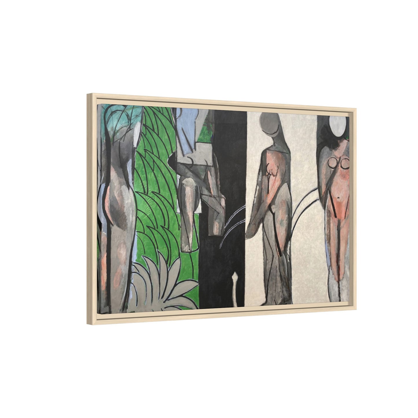 Matisse, Henri - Bathers by a River (1917) - Matte Canvas, Framed
