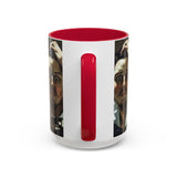 Courbet, Gustave - The Desperate Man (1843) - Colorful Accent Mugs