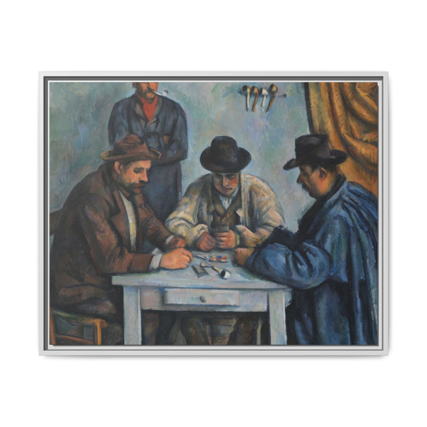 Cézanne, Paul - The Card Players (1892) - Matte Canvas, Framed