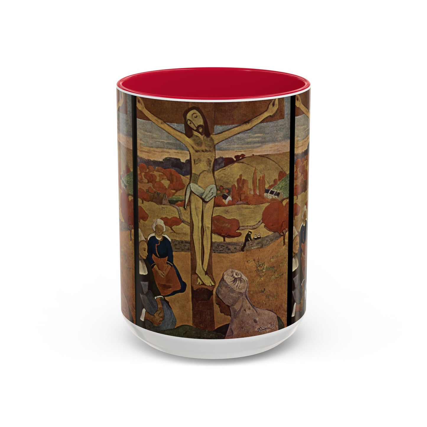 Gauguin, Paul - The Yellow Christ (1889) - Colorful Accent Mugs