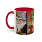 Cézanne, Paul - A Modern Olympia (1874) - Colorful Accent Mugs