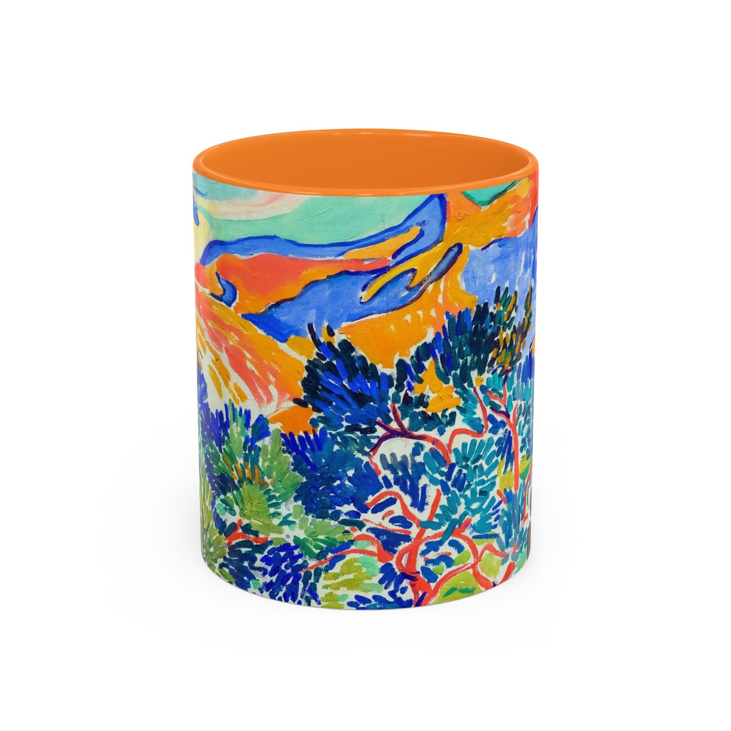 Derain, André - Mountains at Collioure (1905) - Colorful Accent Mugs