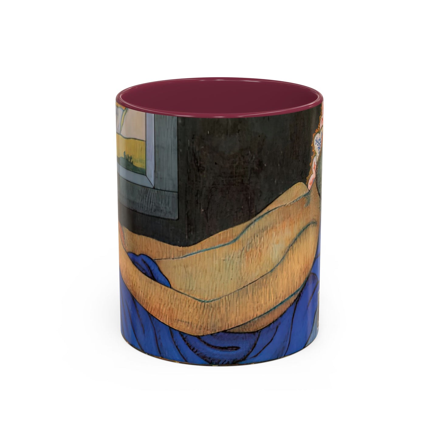 Filiger, Charles - The Recumbent Christ (1895) - Colorful Accent Mugs