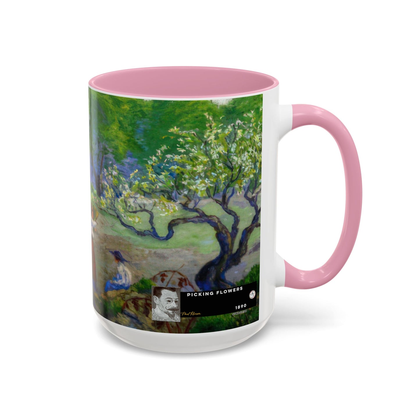 Ranson, Paul - Picking Flowers (1890) - Colorful Accent Mugs