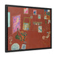 Matisse, Henri - The Red Studio (1911) - Matte Canvas, Framed