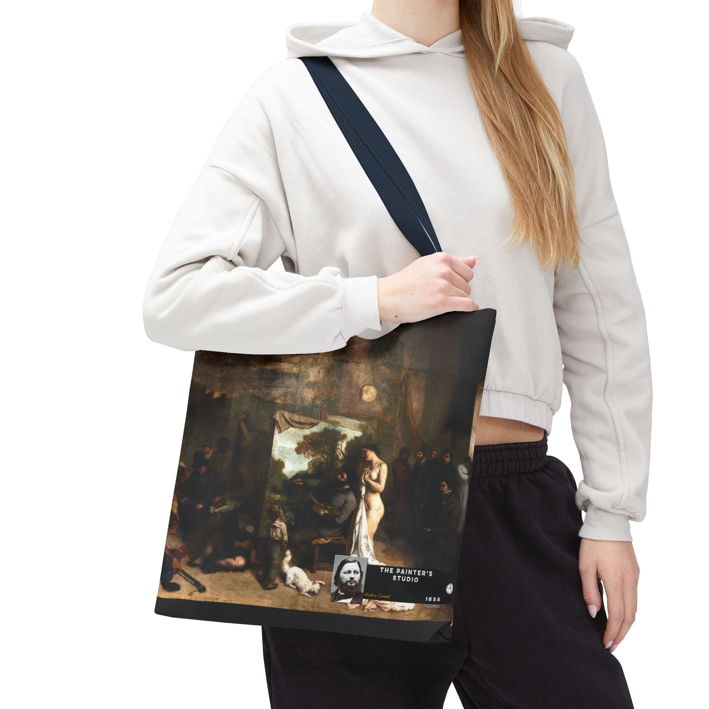 Courbet, Gustave - The Painter’s Studio (1855) - Tote Bag