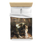 Courbet, Gustave - The Painter’s Studio (1855) - Microfiber Duvet Cover