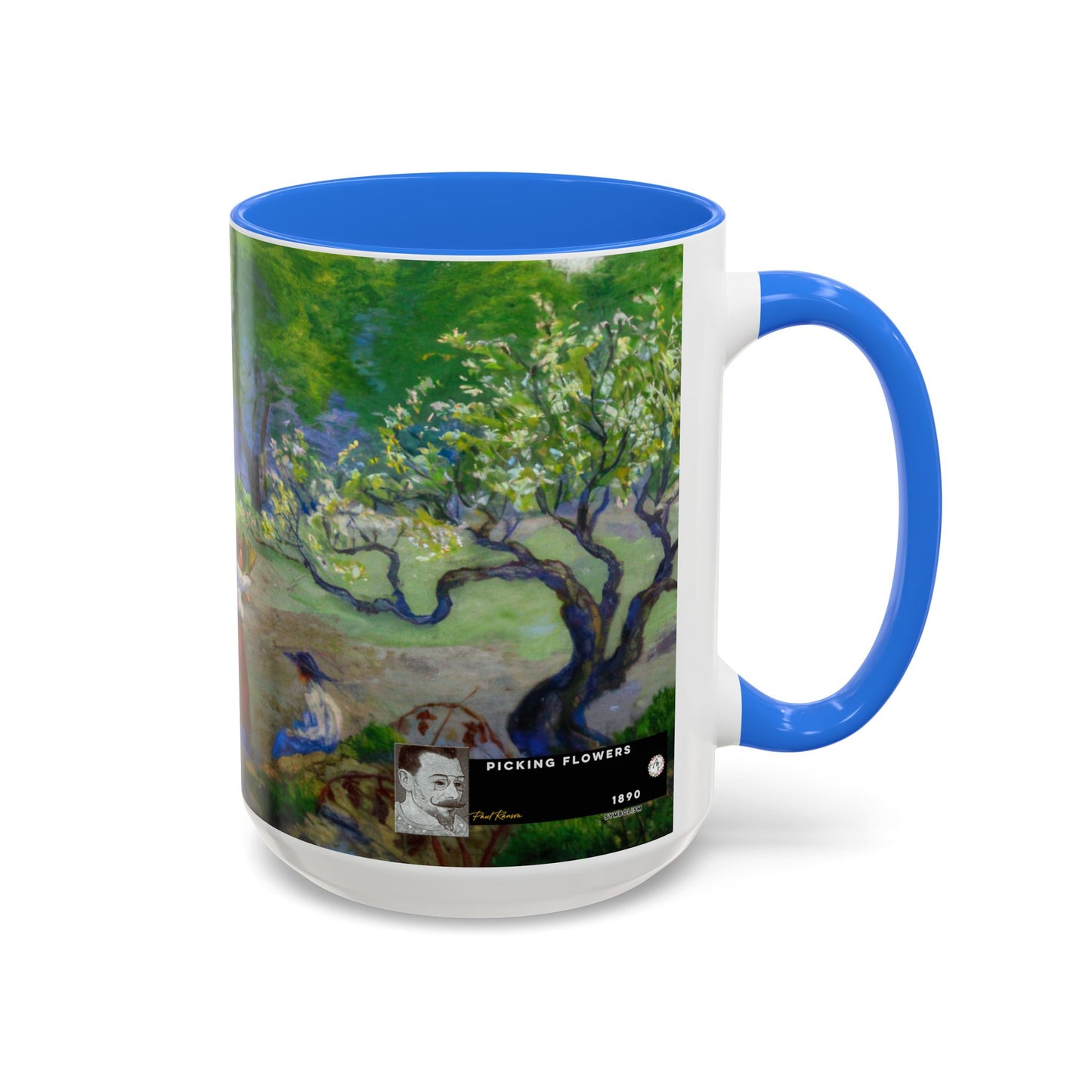 Ranson, Paul - Picking Flowers (1890) - Colorful Accent Mugs