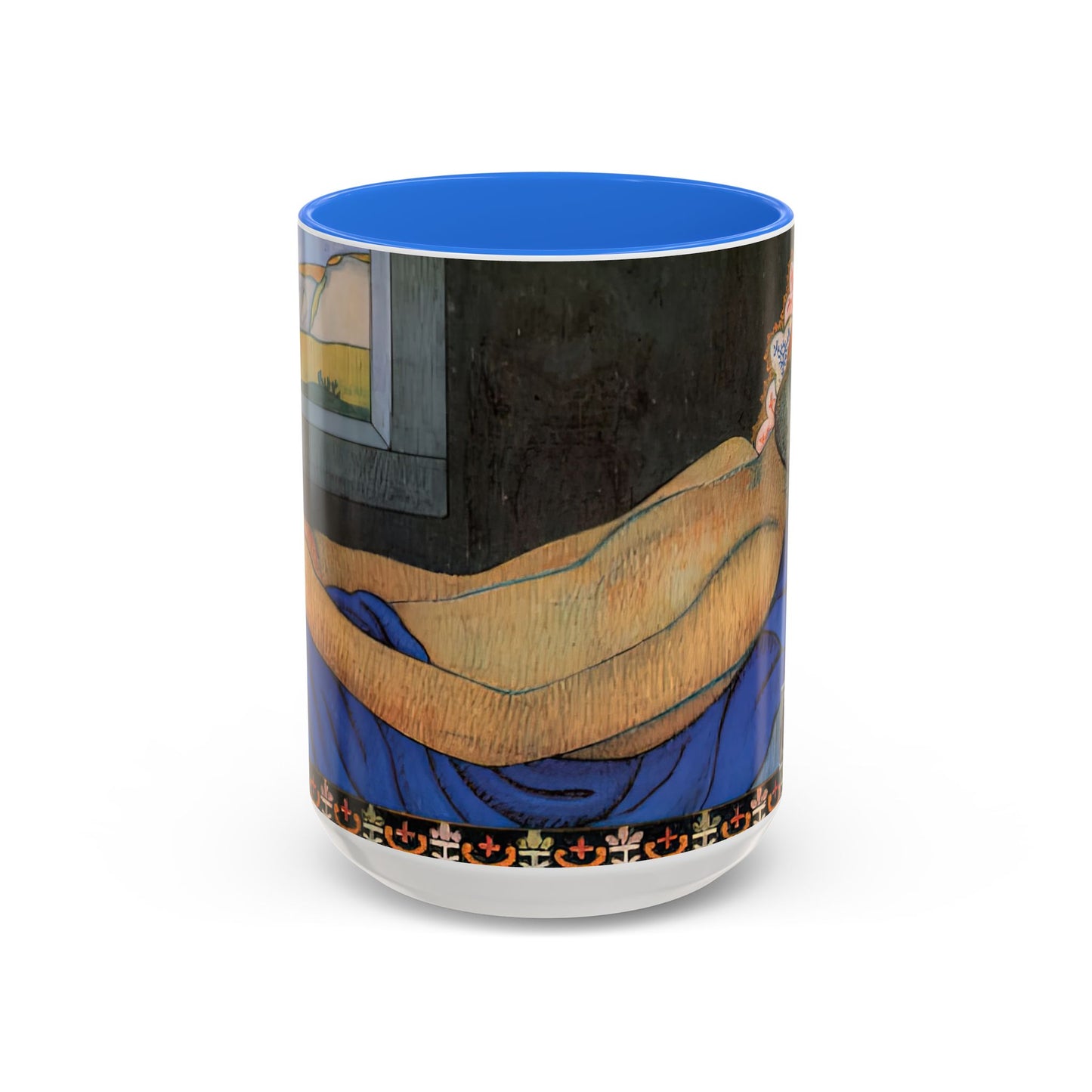 Filiger, Charles - The Recumbent Christ (1895) - Colorful Accent Mugs