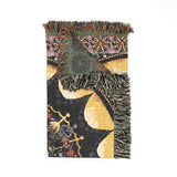 Obsidian Grandmothers Mandala - Woven Blanket