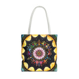 Obsidian Grandmothers Mandala - Tote Bag