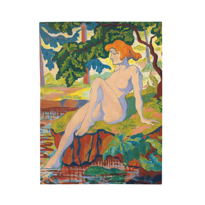 Ranson, Paul - Bather (1898) - Velveteen Plush Blanket