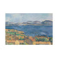 Cézanne, Paul - The Bay of Marseille, Seen from L'Estaque (1885) - Canvas Block, unframed