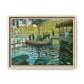 Monet, Claude - La Grenouillere (1869) - Matte Canvas, Framed
