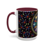 Mystic Jewel Mandala - Colorful Accent Mugs