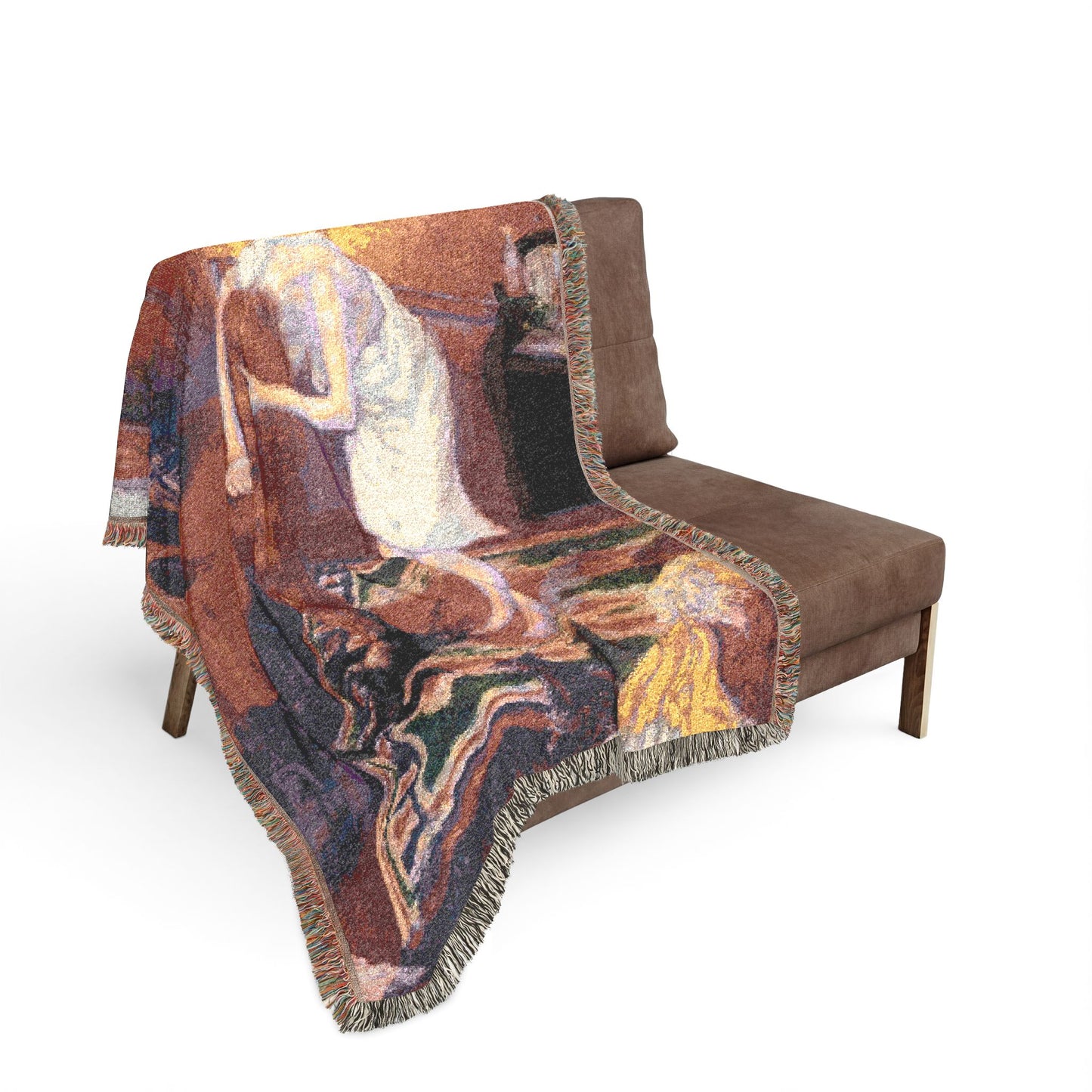 Ranson, Paul - The Golden Head of Hair (1909) - Woven Blanket