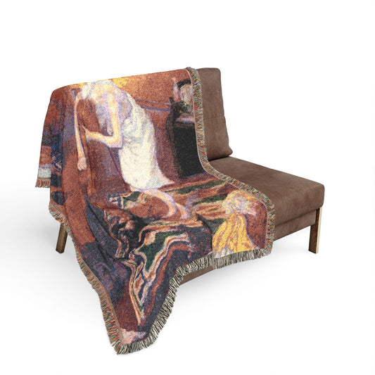 Ranson, Paul - The Golden Head of Hair (1909) - Woven Blanket