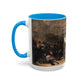 Courbet, Gustave - The Painter’s Studio (1855) - Colorful Accent Mugs