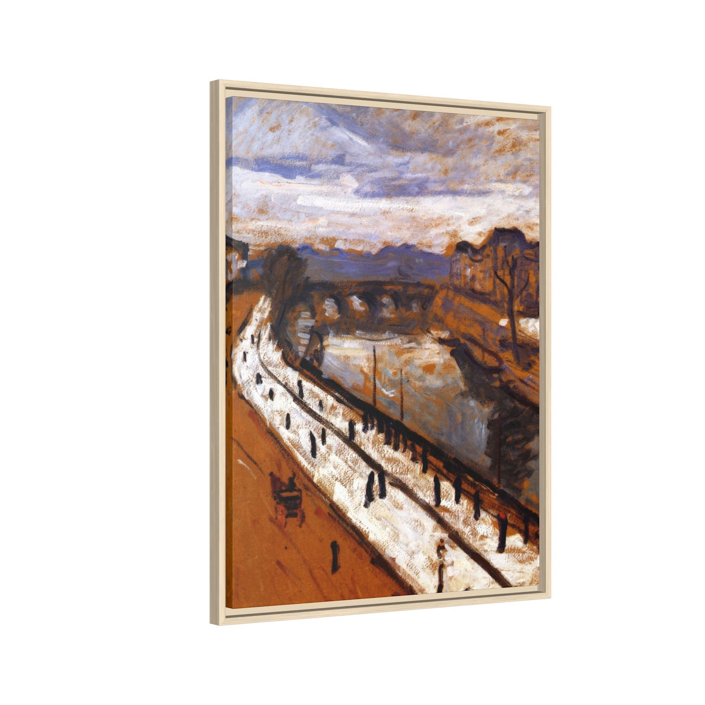 Marquet, Albert - Quai des Grands-Augustins (1905) - Matte Canvas, Framed