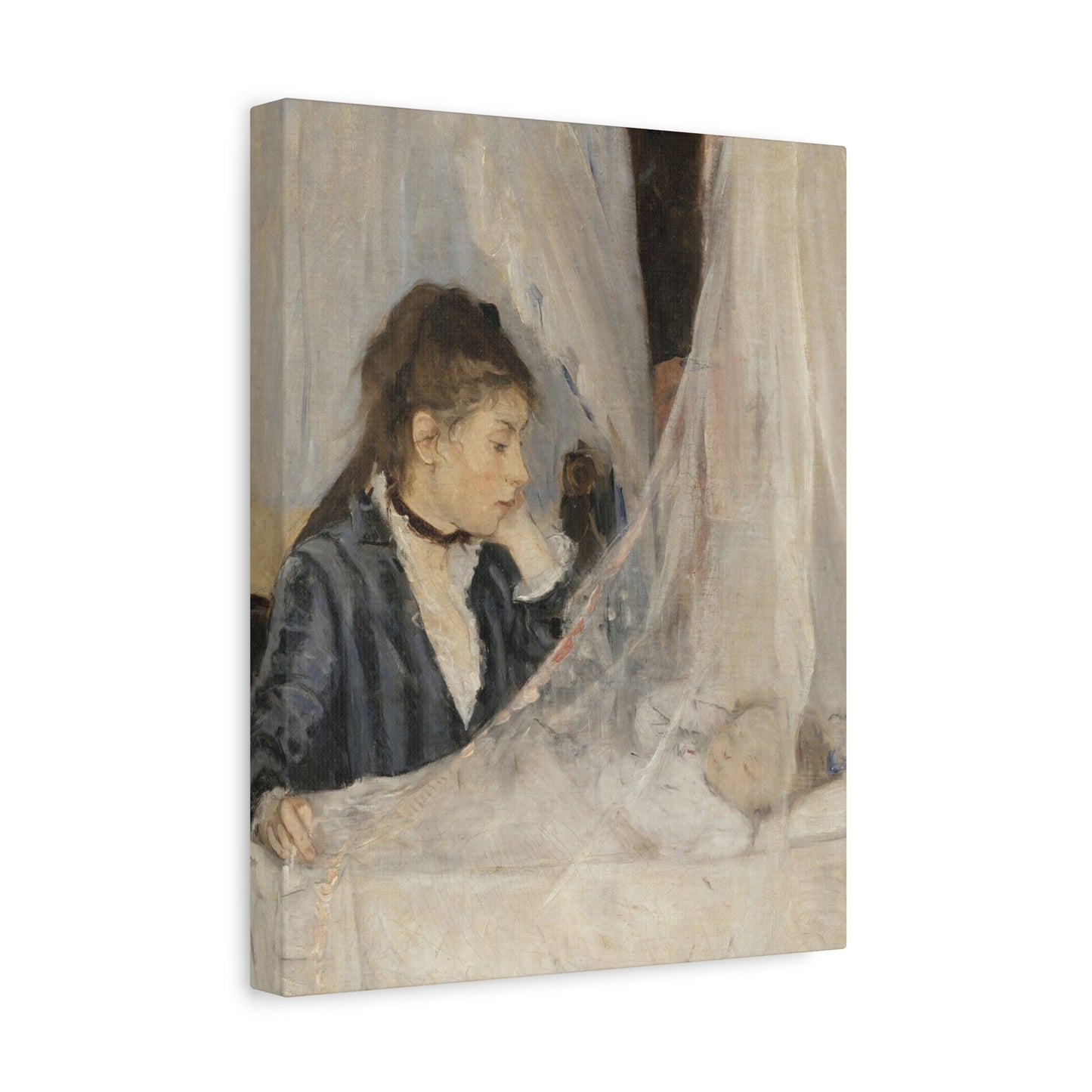 Morisot, Berthe - The Cradle (1872) - Canvas Block, unframed