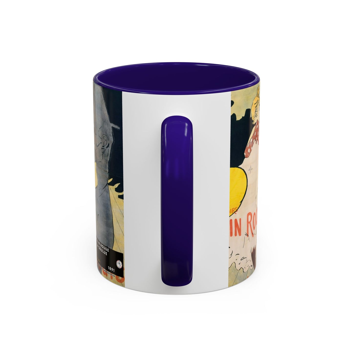 Toulouse-Lautrec, Henri - Moulin Rouge - La Goulue (1891) - Colorful Accent Mugs