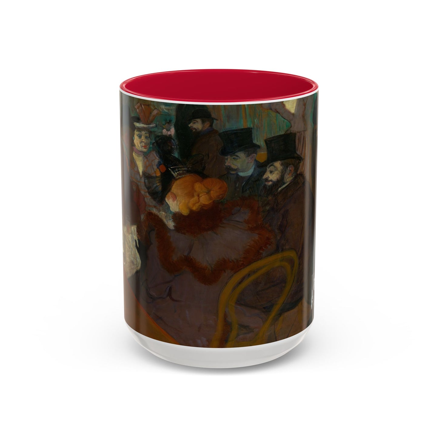 Toulouse-Lautrec, Henri - At the Moulin Rouge (1892) - Colorful Accent Mugs