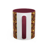 Lion Summer Mandala - Colorful Accent Mugs