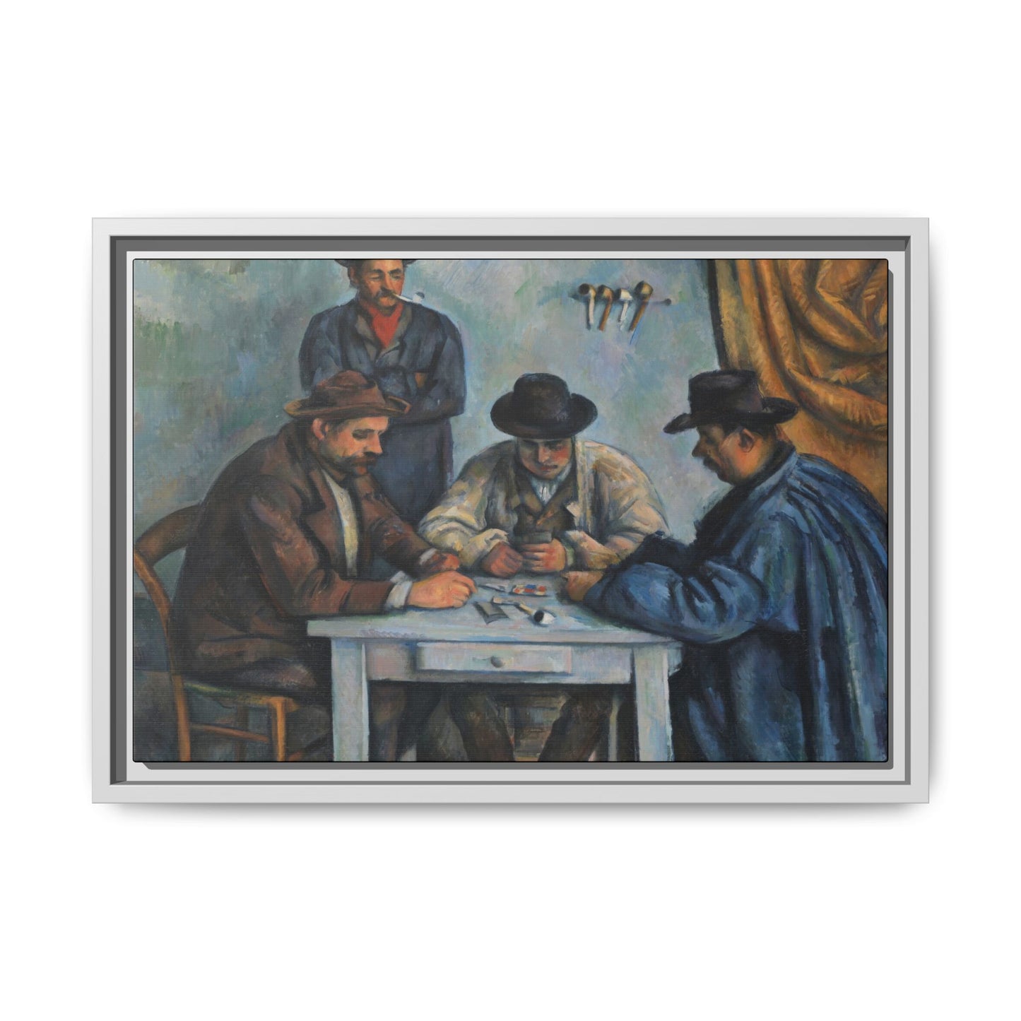 Cézanne, Paul - The Card Players (1892) - Matte Canvas, Framed