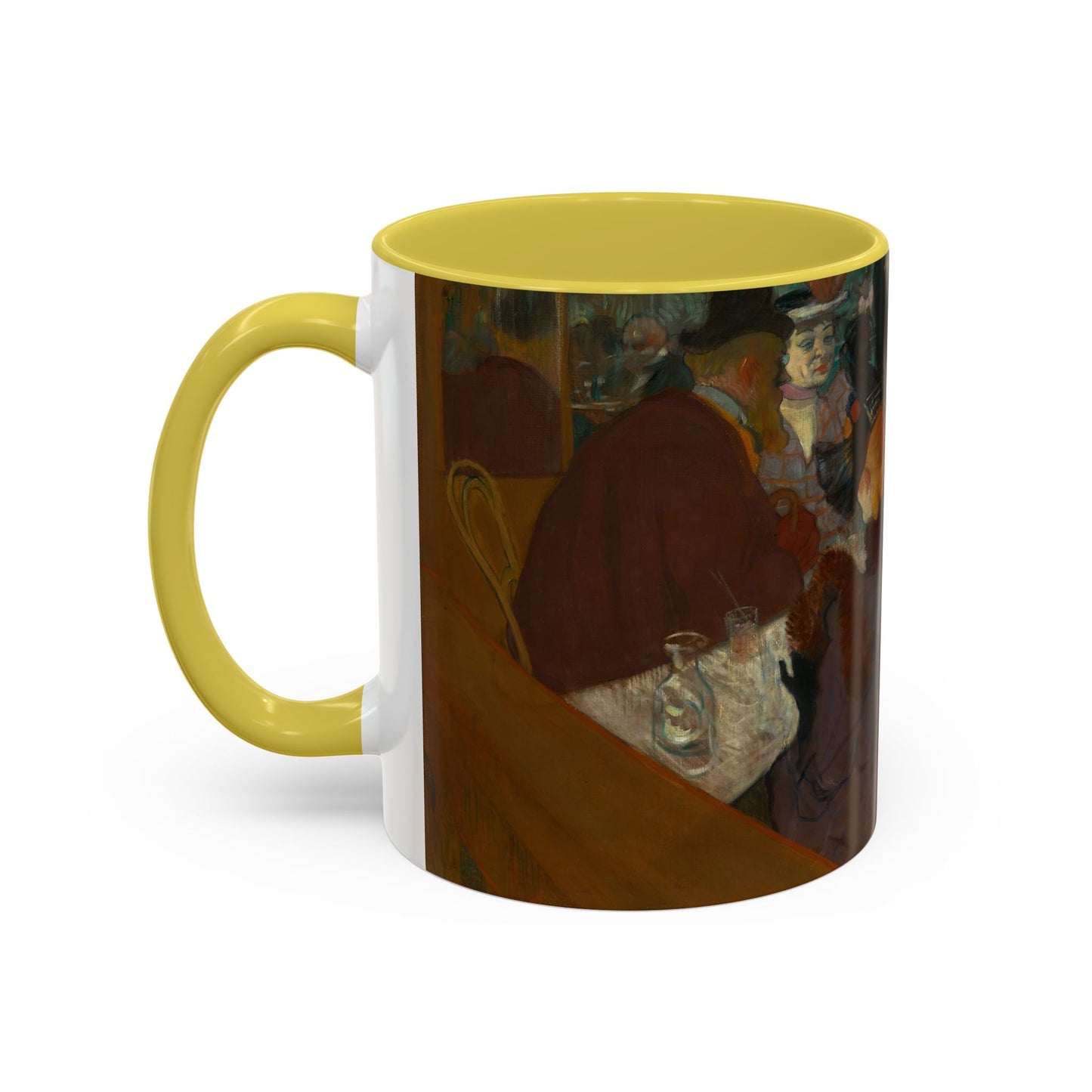 Toulouse-Lautrec, Henri - At the Moulin Rouge (1892) - Colorful Accent Mugs