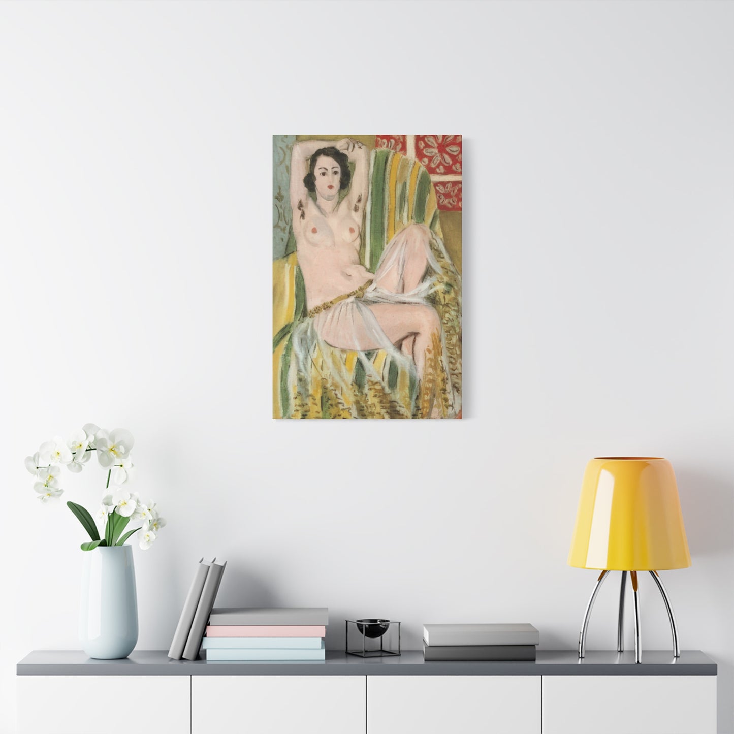 Matisse, Henri - Odalisque with Raised Arms (1923) - Canvas Block, unframed