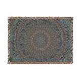 Solar Disc Mandala - Woven Blanket