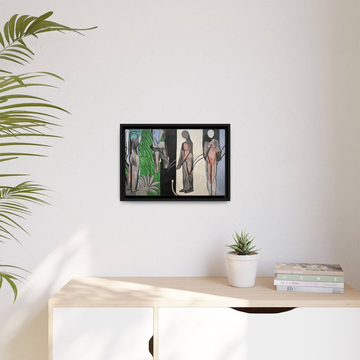Matisse, Henri - Bathers by a River (1917) - Matte Canvas, Framed