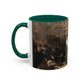 Courbet, Gustave - The Painter’s Studio (1855) - Colorful Accent Mugs