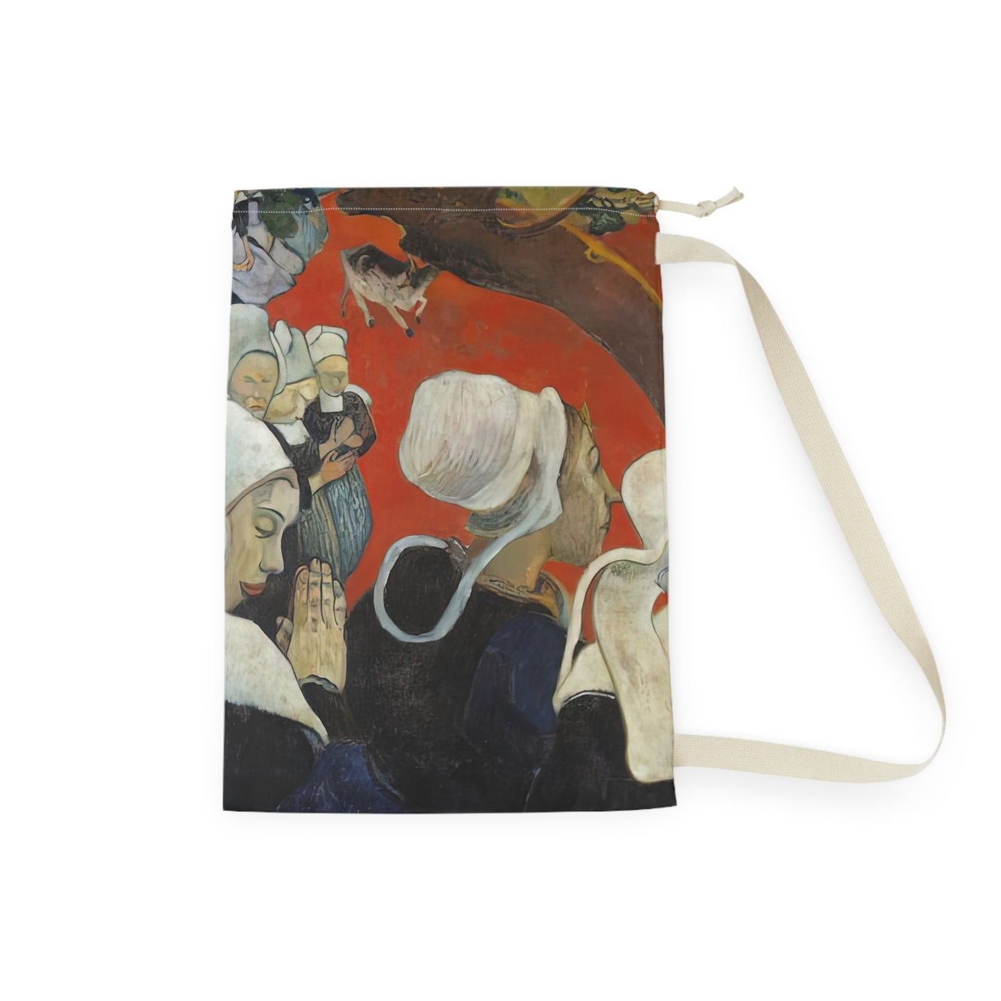 Gauguin, Paul - Vision of the Sermon (Jacob Wrestling with the Angel) (1888) - Laundry Bag