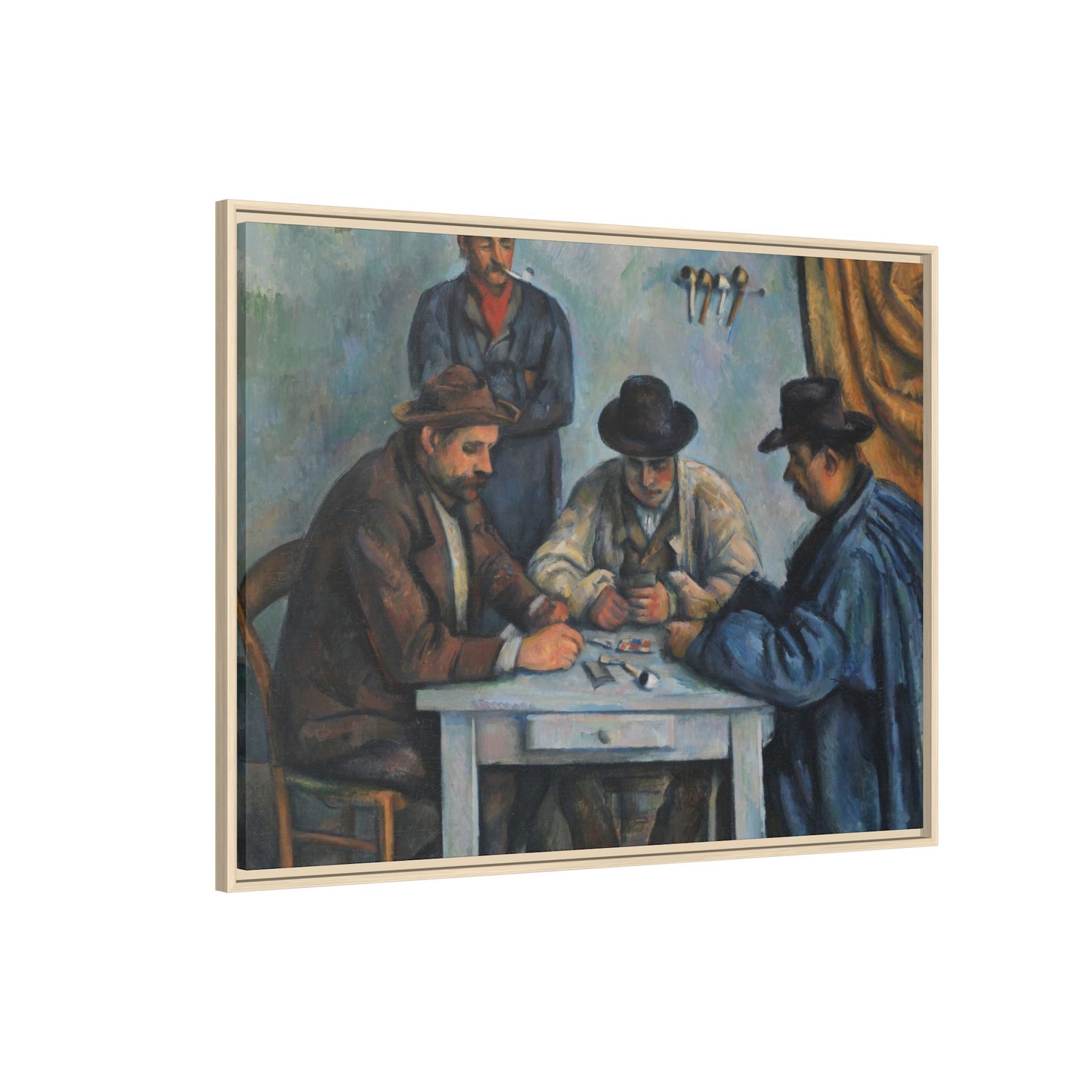 Cézanne, Paul - The Card Players (1892) - Matte Canvas, Framed